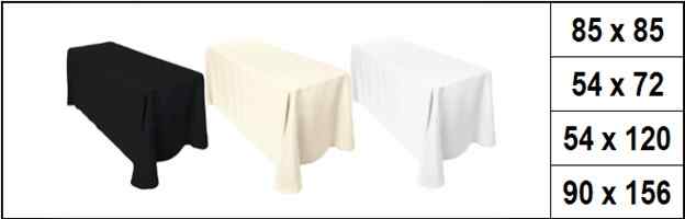 Large table Cloths